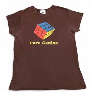 2006 Rubik’s Cube Brown Short Sleeve Tee